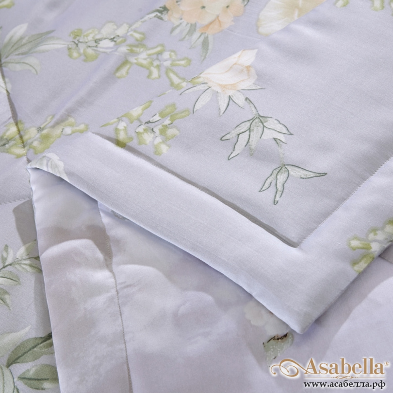 картинка одеяло летнее двустороннее из тенселя asabella 324-os, размер 160*220 см. от магазина asabella в Москве